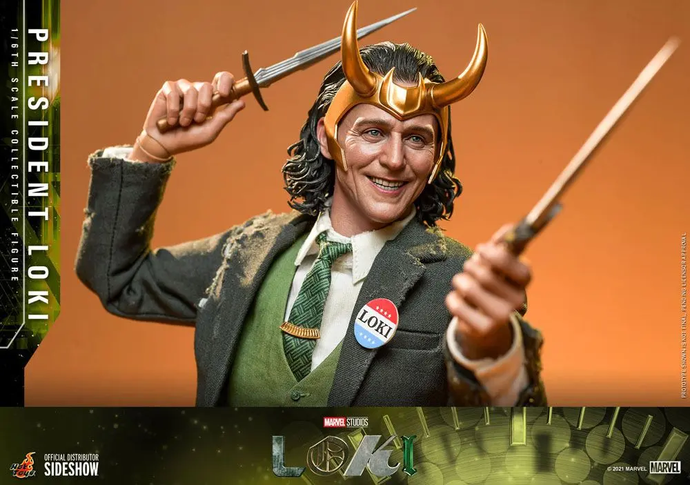Figurină de acțiune Loki 1/6 Președintele Loki 31 cm poza produsului