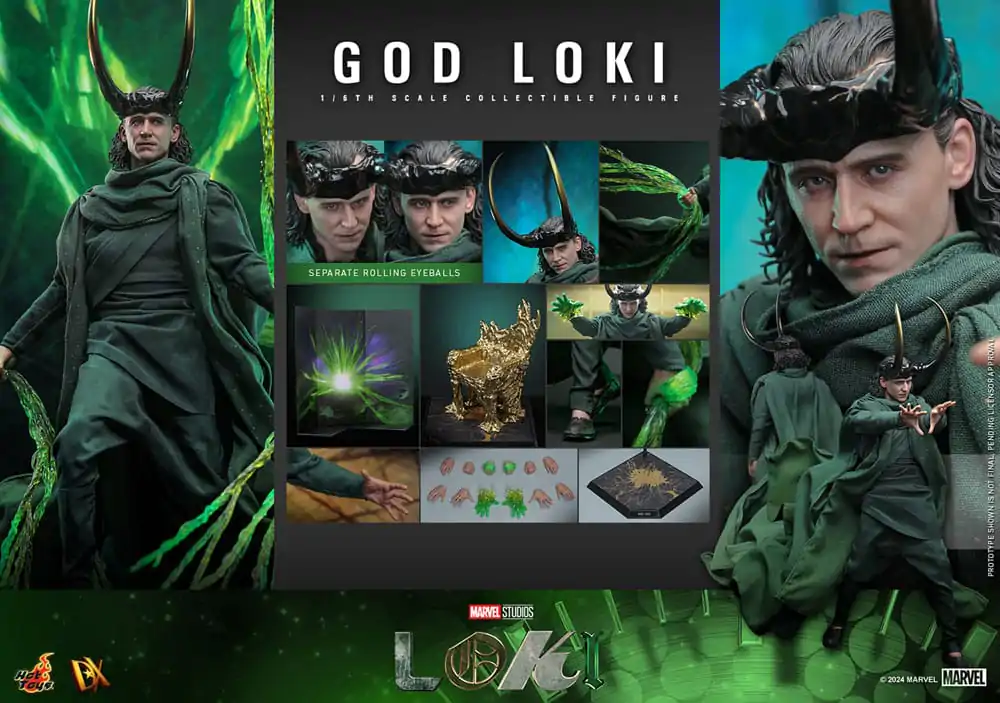Figurină articulată Loki DX 1/6 God Loki 31 cm poza produsului