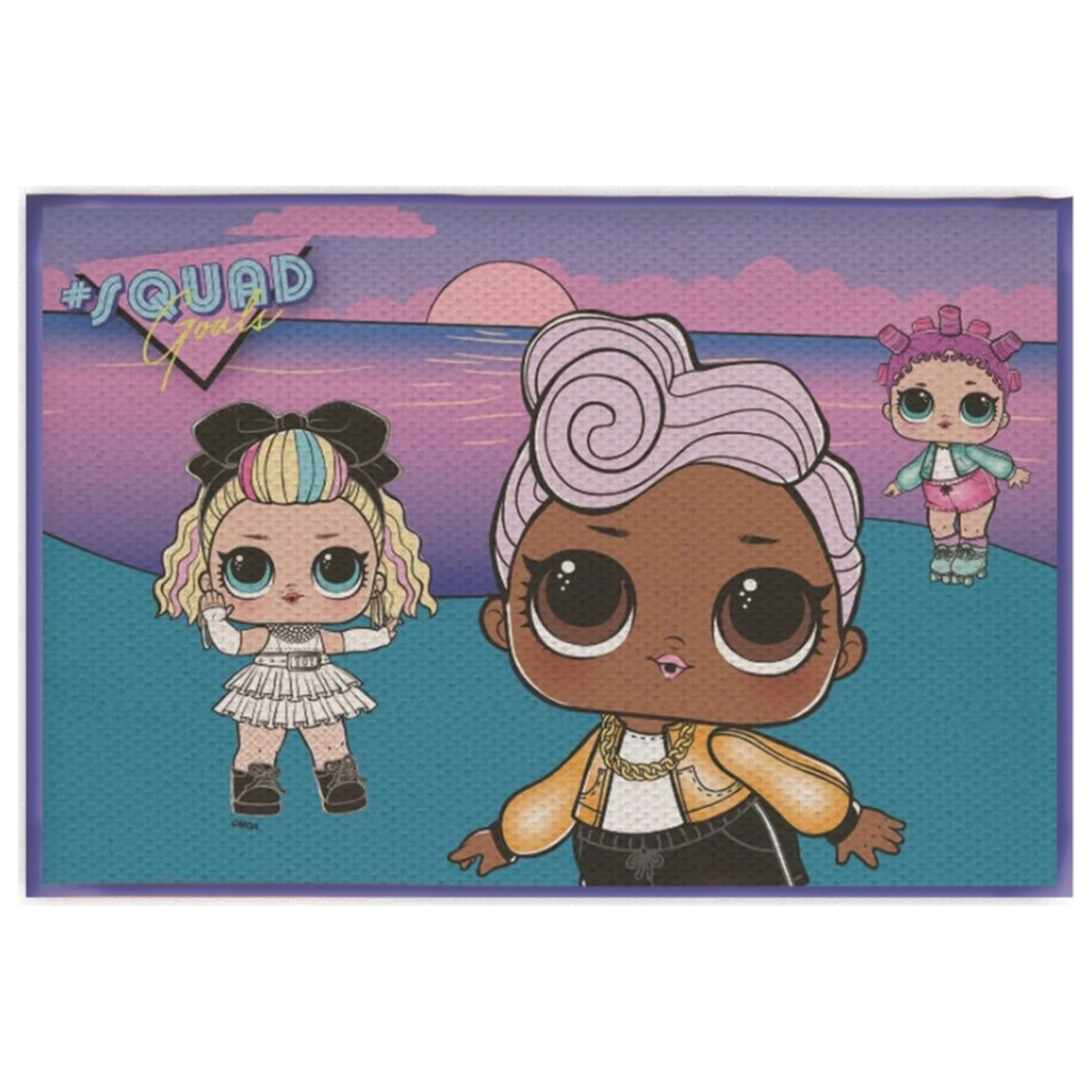 Lol Surprise Squad Covoras de usa, Covoras de baie 40x60 cm poza produsului