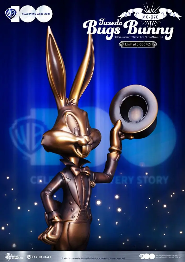 Looney Tunes 100th anniversary of Warner Bros. Studios Master Craft statuie Bugs Bunny 46 cm poza produsului