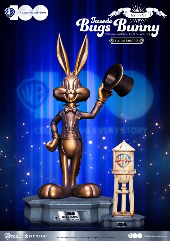 Looney Tunes 100th anniversary of Warner Bros. Studios Master Craft statuie Bugs Bunny 46 cm poza produsului