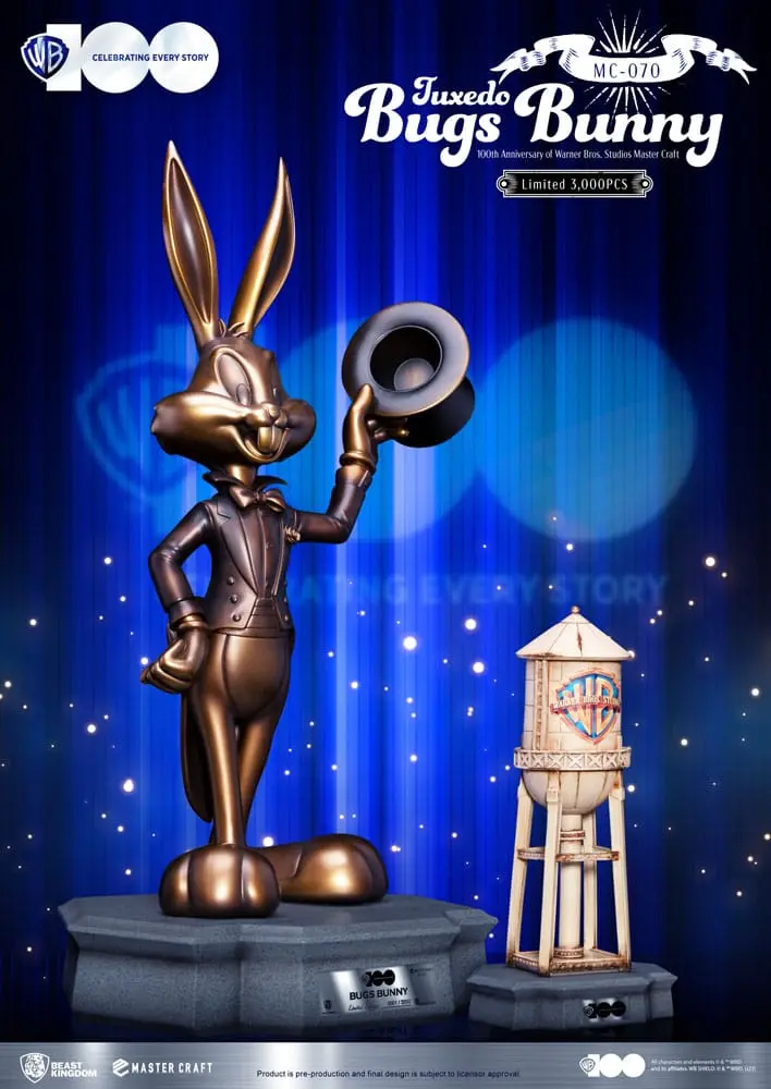 Looney Tunes 100th anniversary of Warner Bros. Studios Master Craft statuie Bugs Bunny 46 cm poza produsului