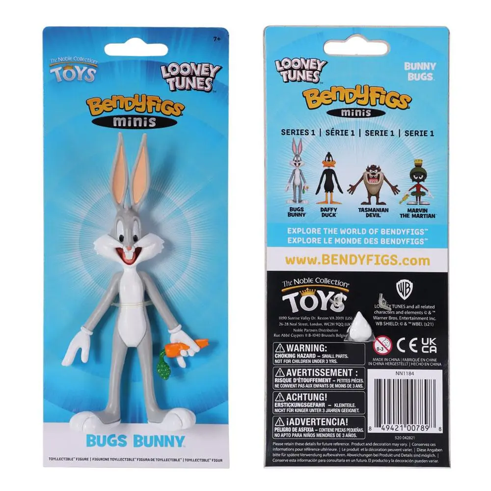 Looney Tunes Bendyfigs Figurina flexibilă Bugs Bunny 14 cm poza produsului