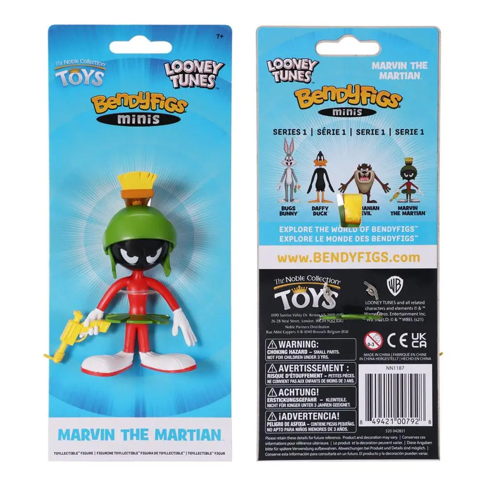 Looney Tunes Bendyfigs Figura articulata Marvin the Martian 11 cm poza produsului