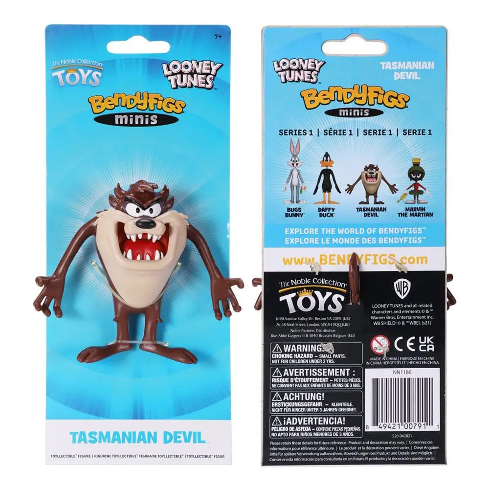 Looney Tunes Bendyfigs Figura flexibila Taz Tasmanian Devil 9 cm poza produsului