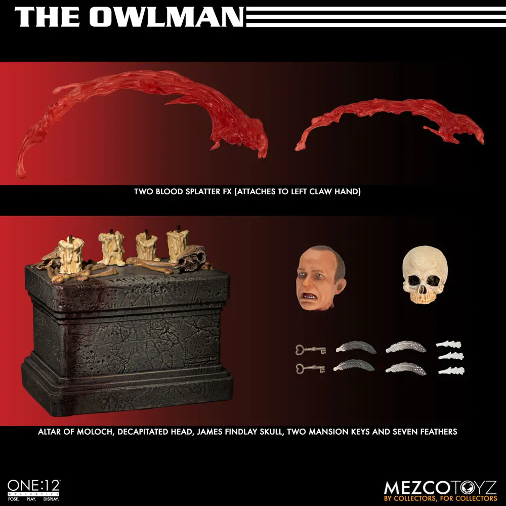 Figurină de acțiune Lord of Tears 1/12 The Owlman 17 cm poza produsului