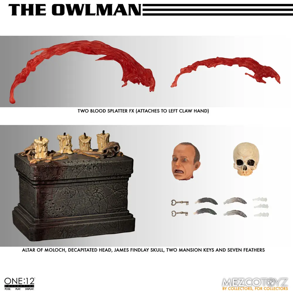 Figurină de acțiune Lord of Tears 1/12 The Owlman 17 cm poza produsului