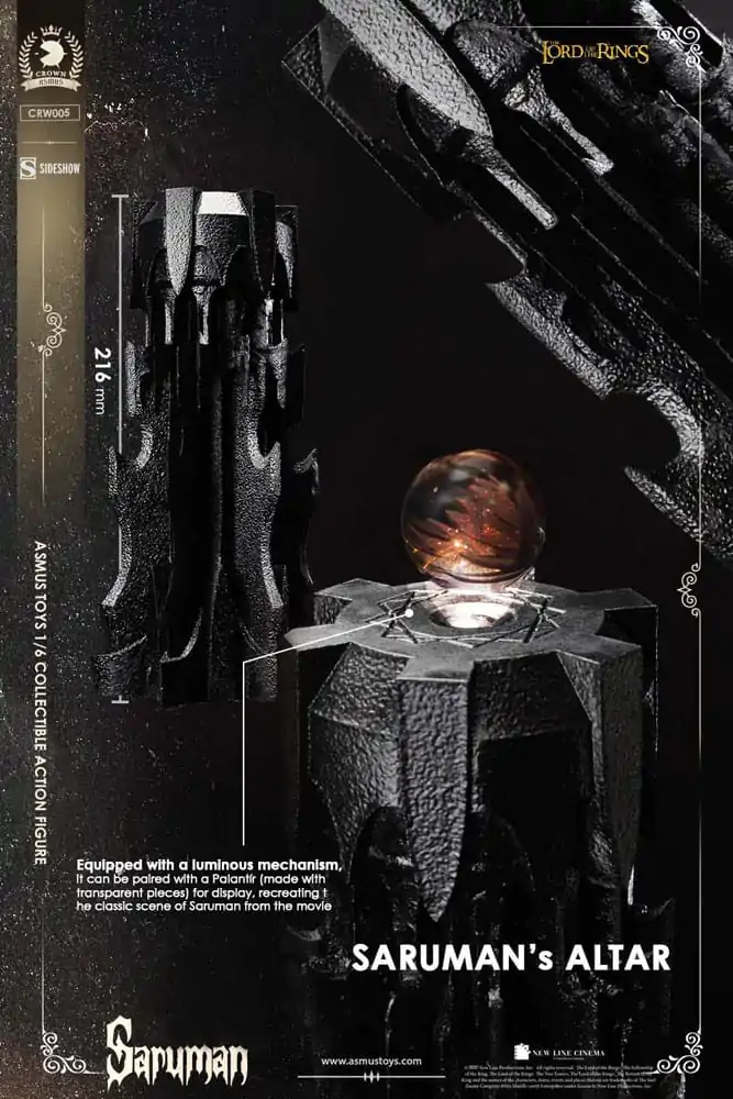 Lord of the Rings Figurina de acțiune 1/6 Saruman 31 cm poza produsului