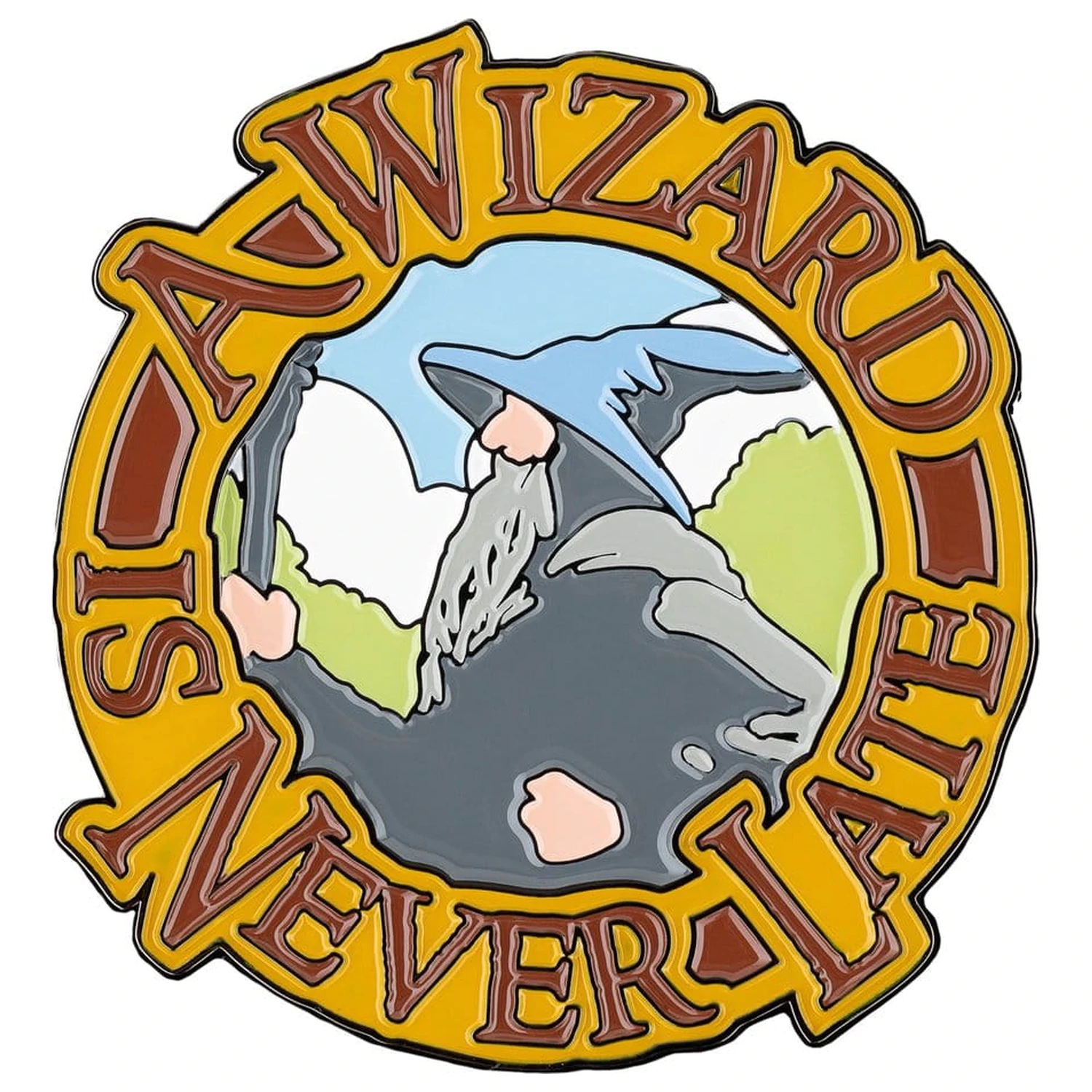 Lord of the Rings Magnet A Wizard Is Never Late (Email) 7 cm poza produsului