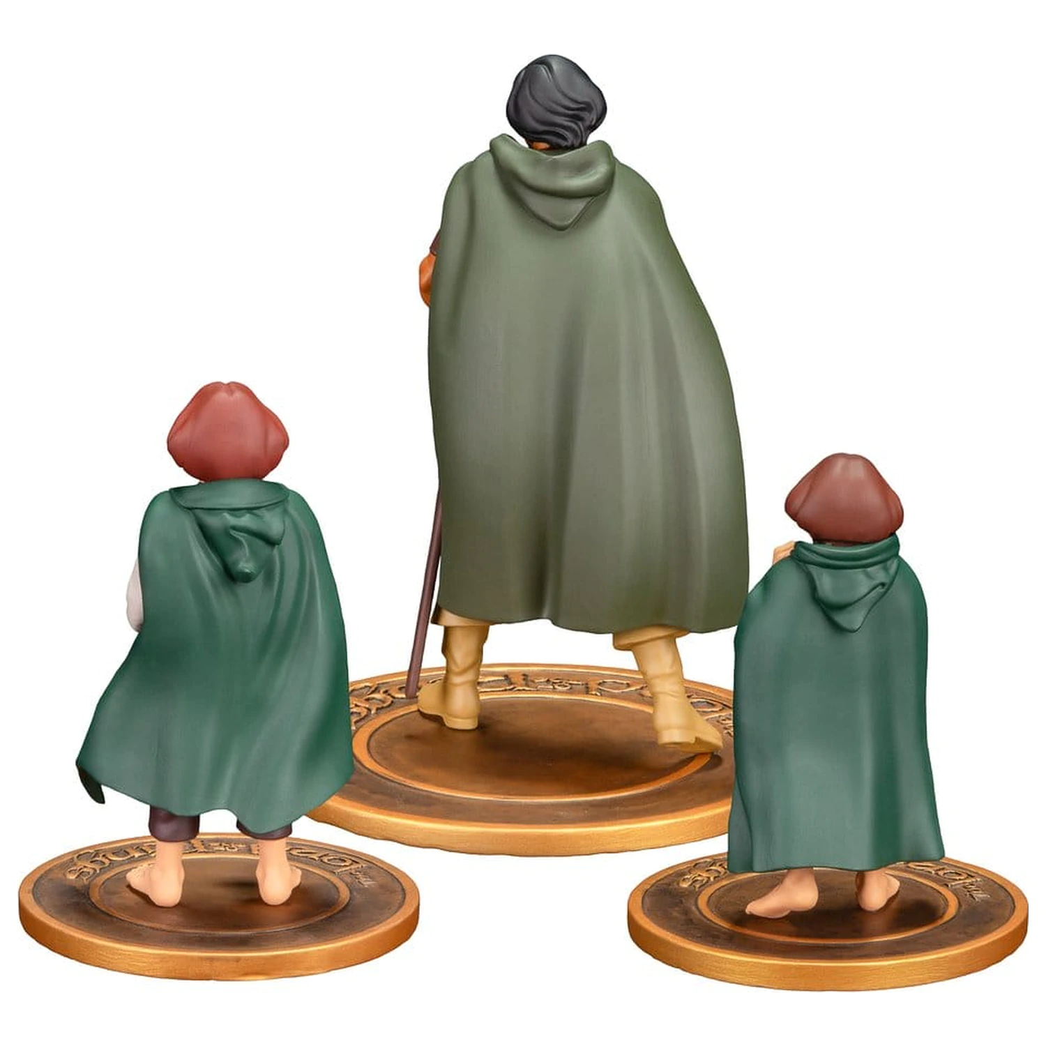 Lord of the Rings Animated Film PVC figurine 3-pack Frodo, Aragorn, și Samwise poza produsului