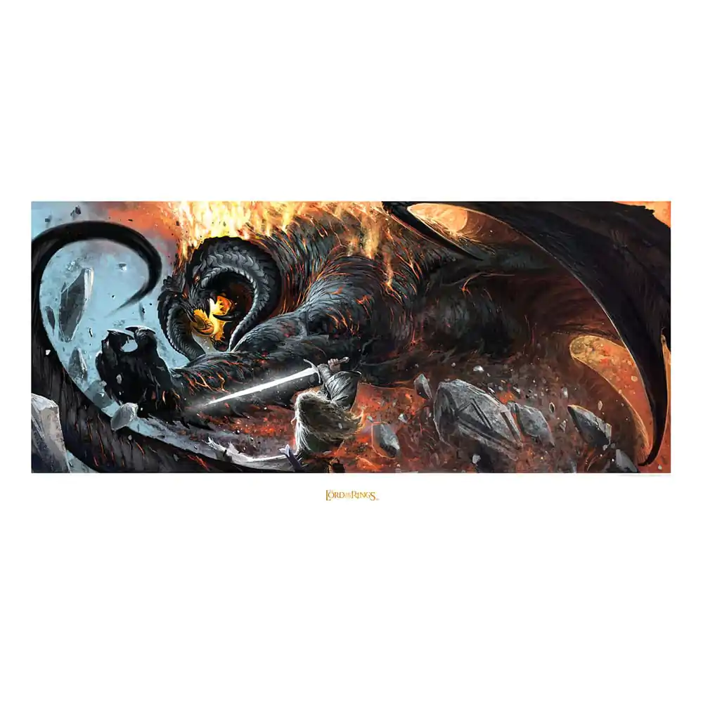 Lord of the Rings Art Print Imprimeu artistic Bătălia de la Vârf 59 x 30 cm poza produsului