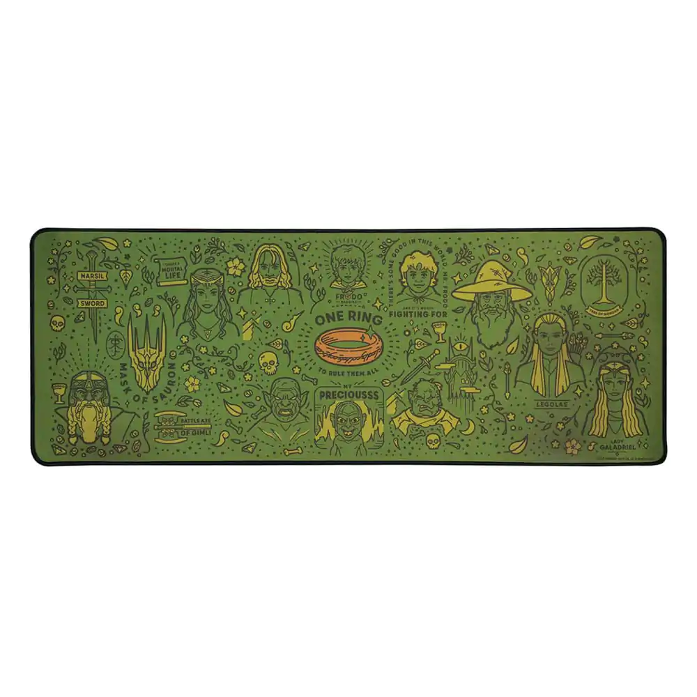 Lord of the Rings Desk Pad și Set de Suporturi pentru pahare poza produsului