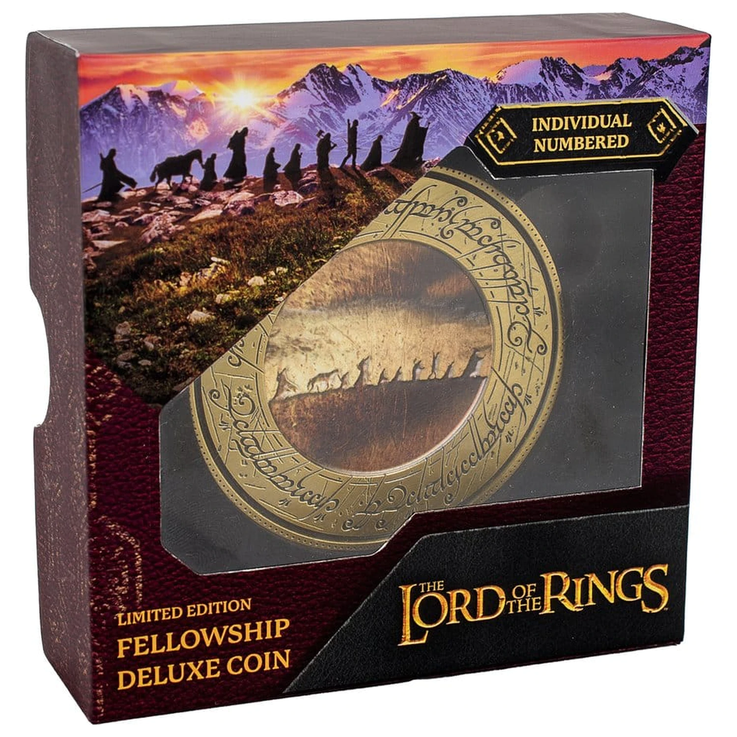 Lord of the Rings Monedă cu Display Stand The Fellowship poza produsului