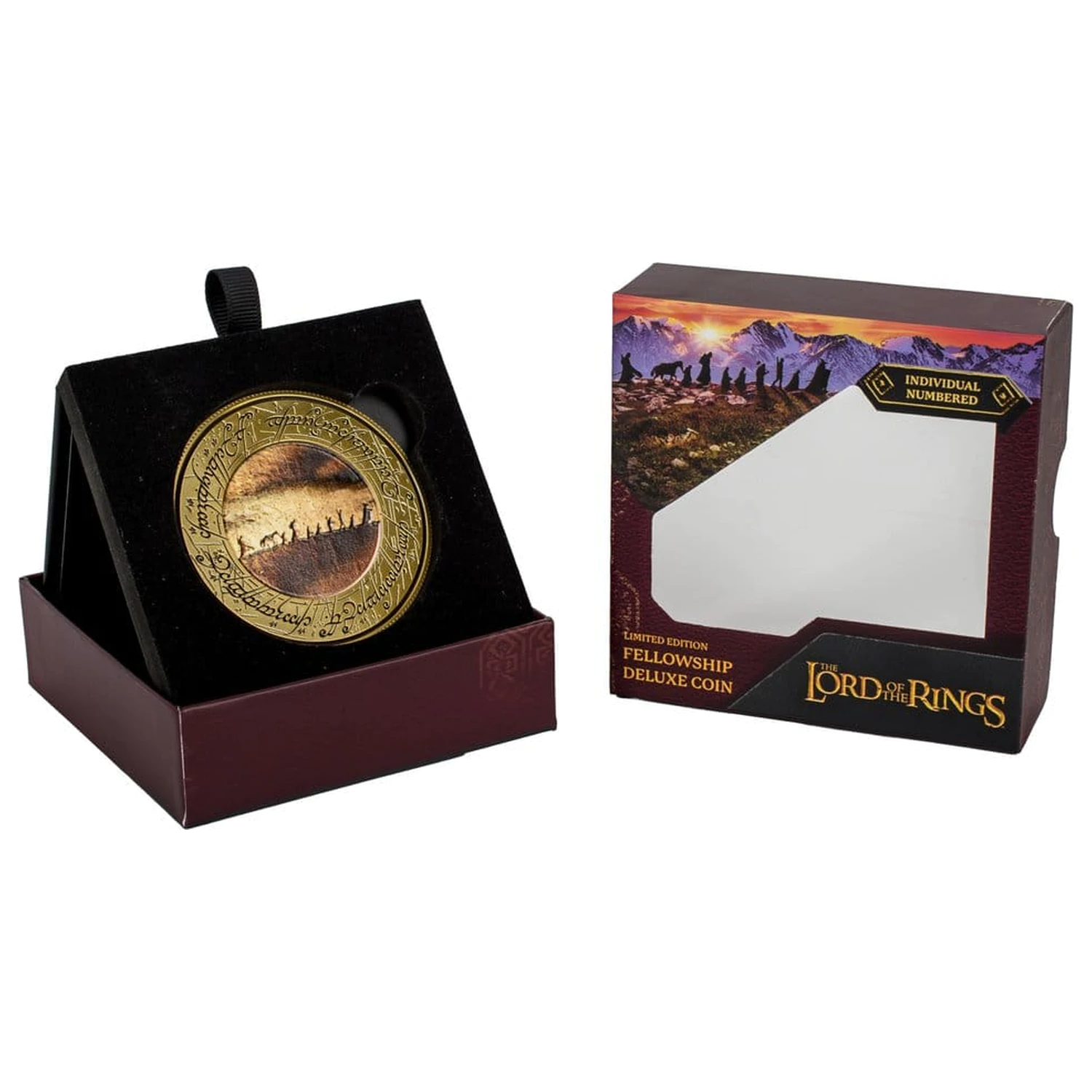 Lord of the Rings Monedă cu Display Stand The Fellowship poza produsului