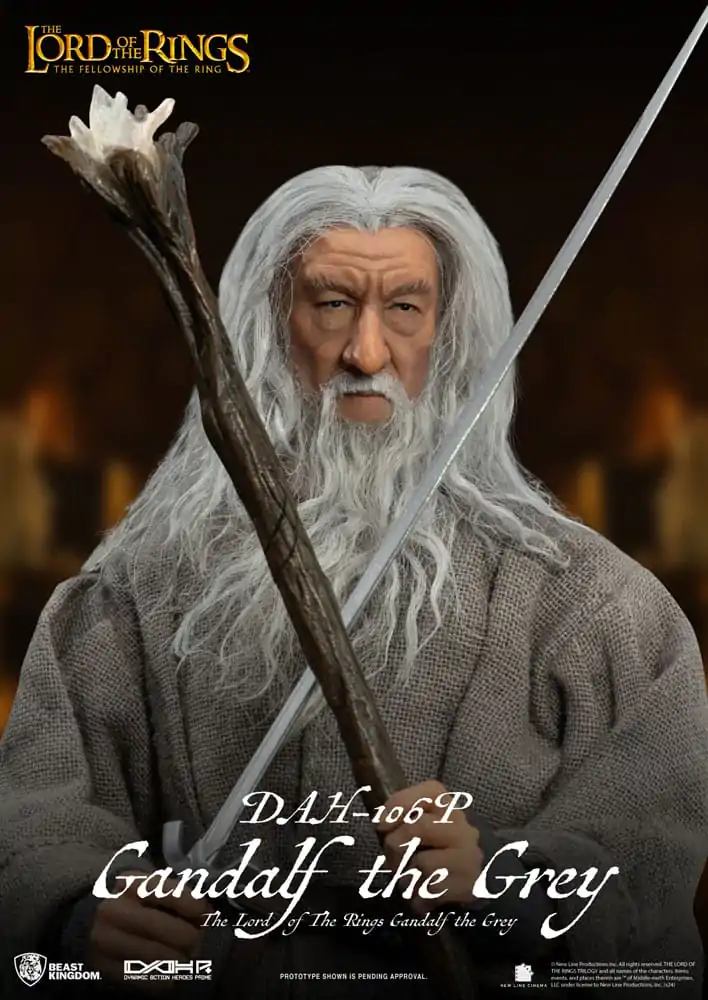 Lord of the Rings Dynamic 8ction Heroes Figurina de acțiune 1/9 Gandalf the Grey 21 cm poza produsului