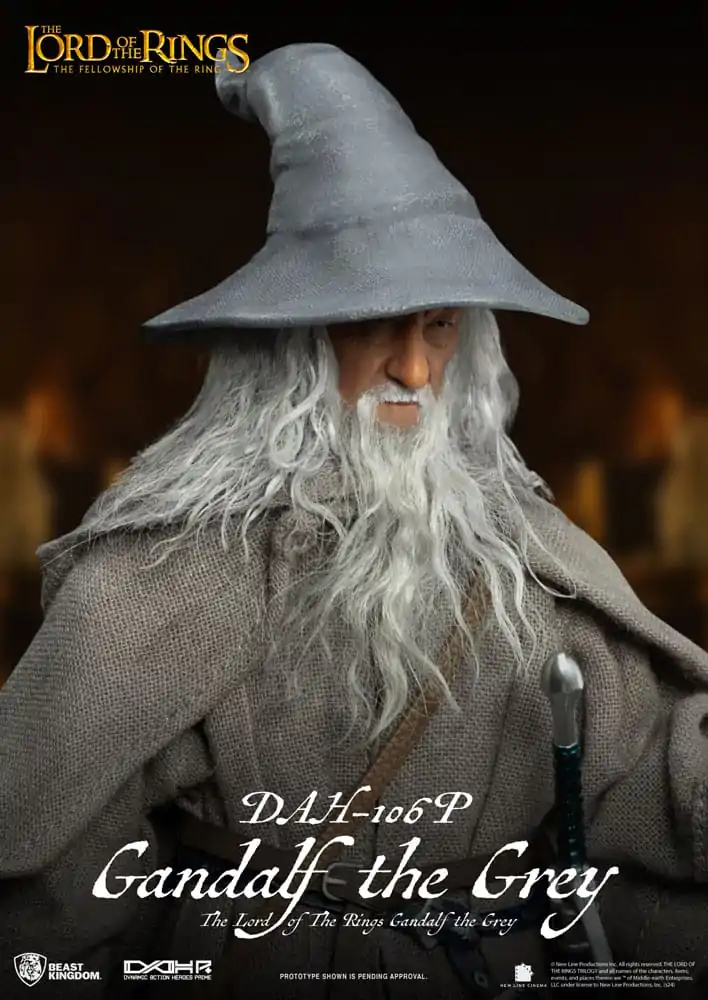 Lord of the Rings Dynamic 8ction Heroes Figurina de acțiune 1/9 Gandalf the Grey 21 cm poza produsului