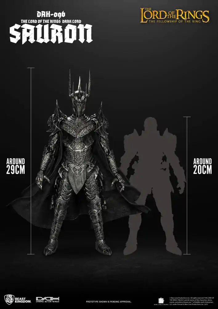 Lord of the Rings Dynamic 8ction Heroes Figurina de acțiune 1/9 Sauron 29 cm poza produsului