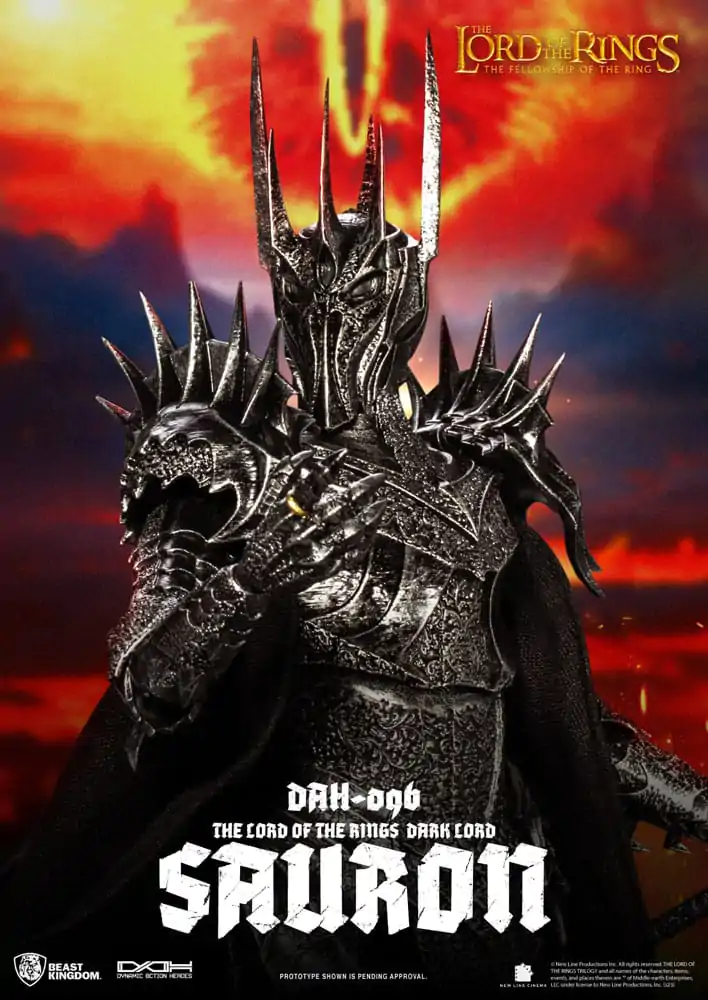 Lord of the Rings Dynamic 8ction Heroes Figurina de acțiune 1/9 Sauron 29 cm poza produsului