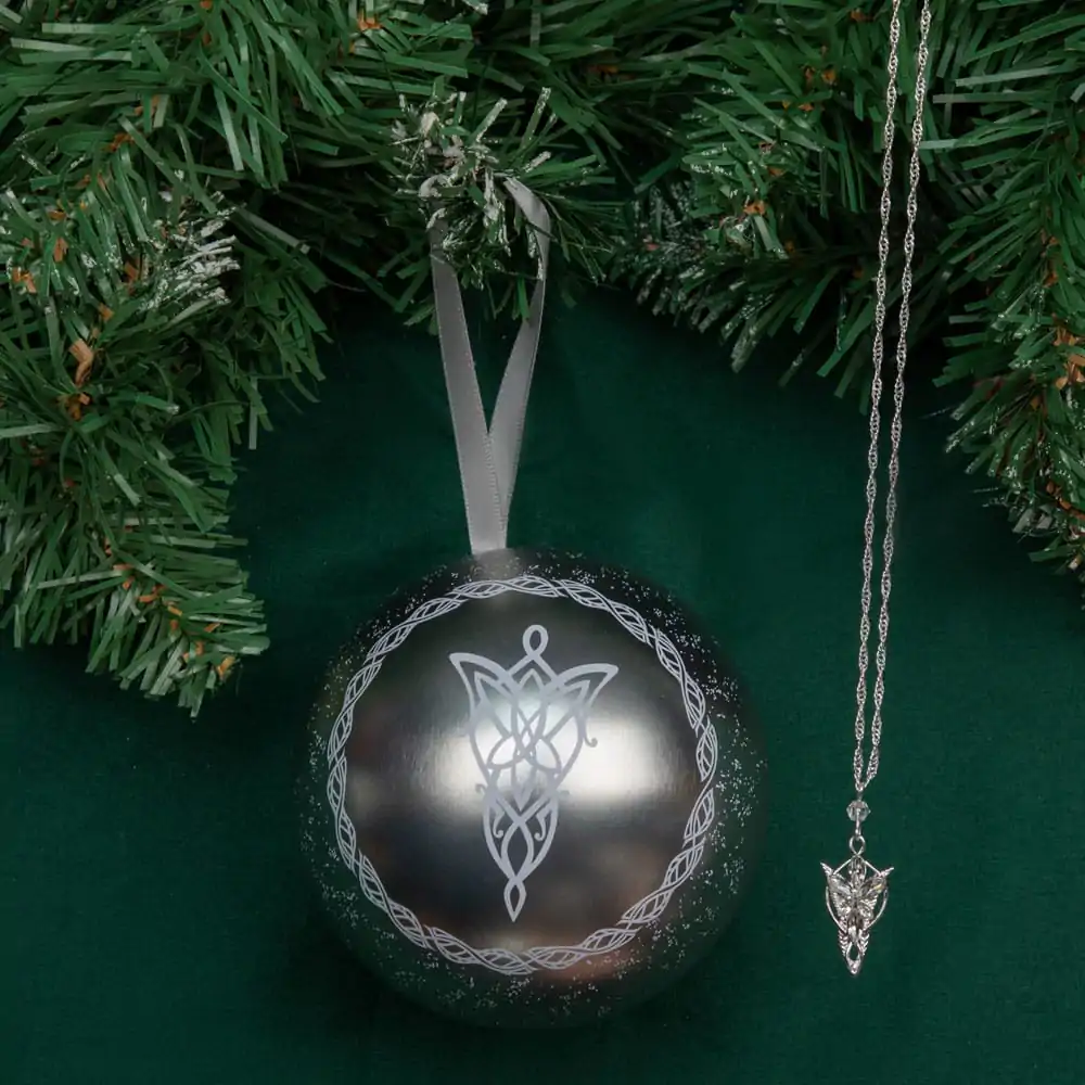 Ornament de pom copac Lord of the Rings cu colier Evenstar poza produsului