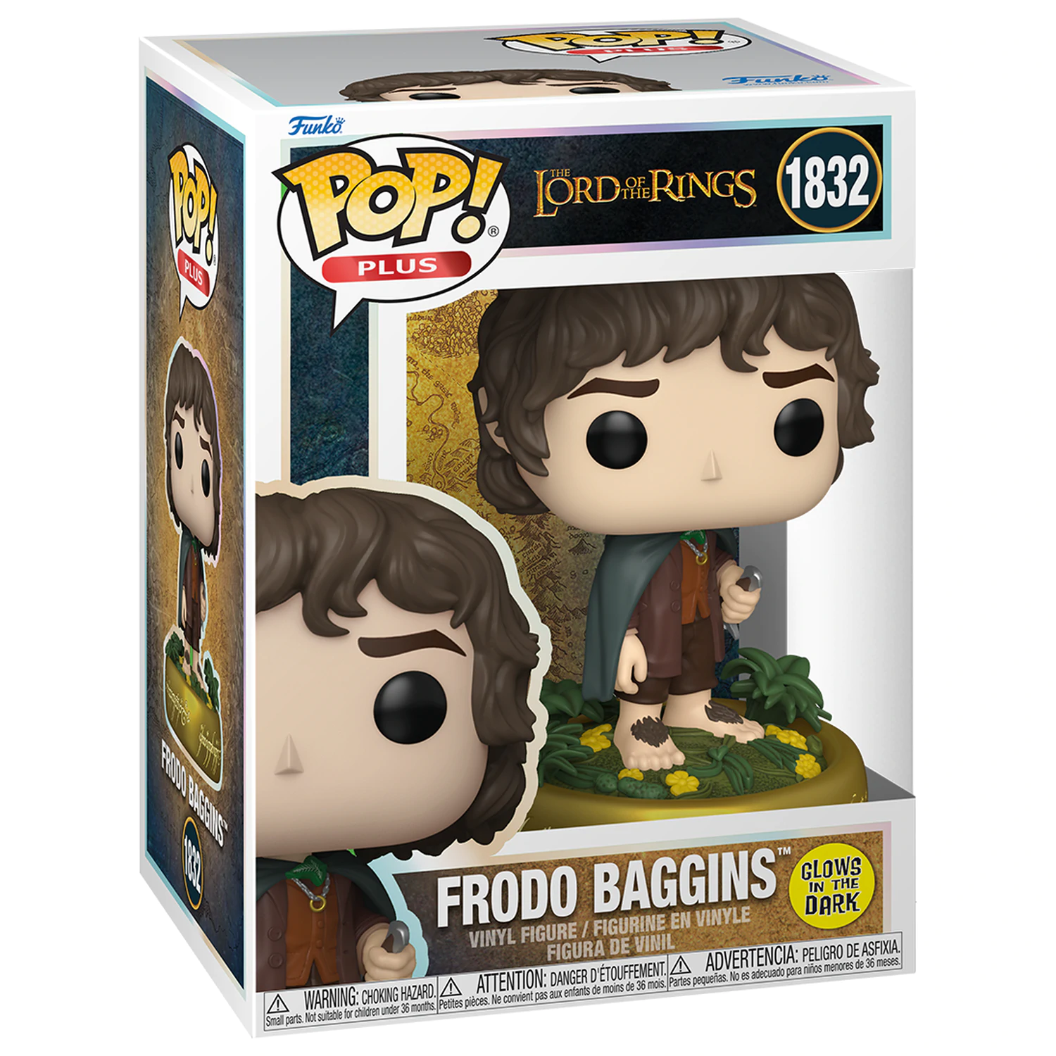 Lord of the Rings Funko POP! Plus Movies Vinyl Figurine Frodo Baggins(GW) 9 cm poza produsului