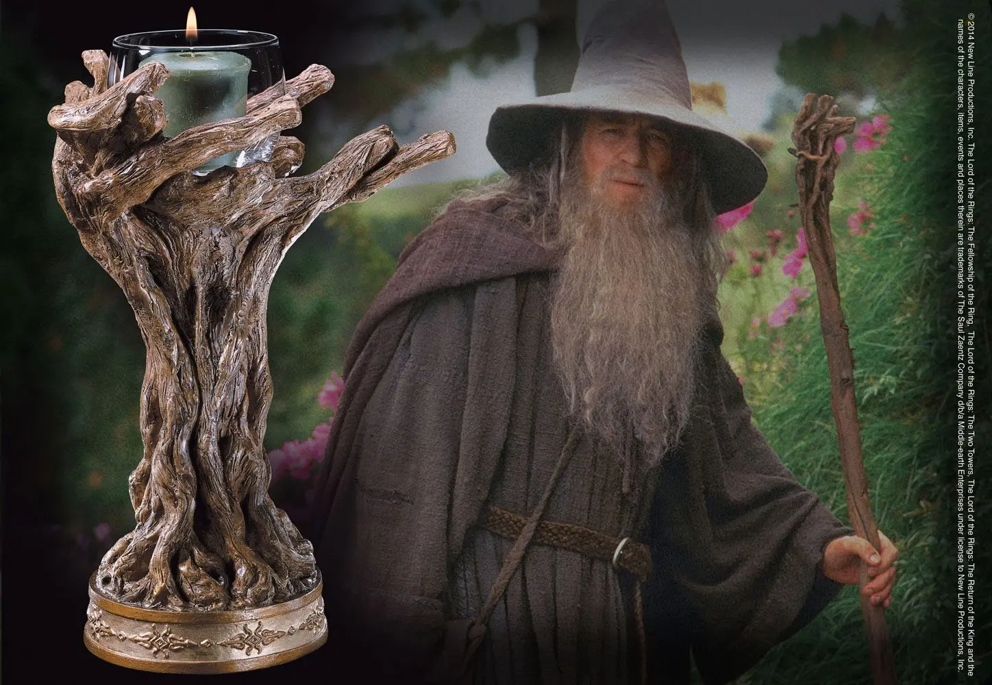 Suport lumânare Lord of the Rings Gandalf the Grey 23 cm poza produsului