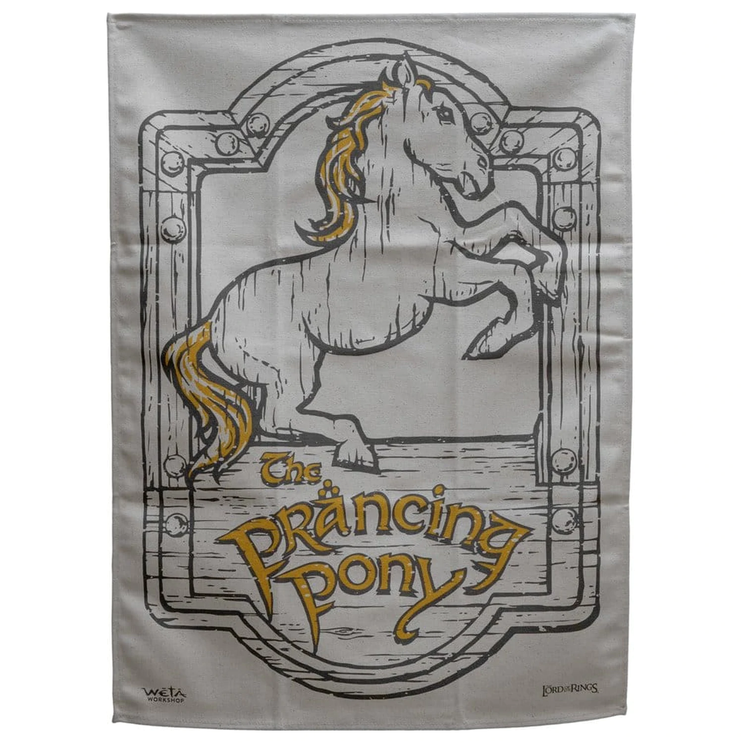 Lord of the Rings prosop de bucatarie 2-bucati Green Dragon & Prancing Pony 69 cm poza produsului