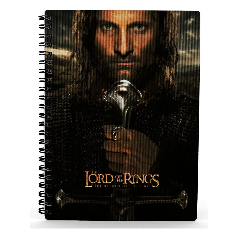 Lord of the Rings Caiet cu efect 3D Aragorn poza produsului