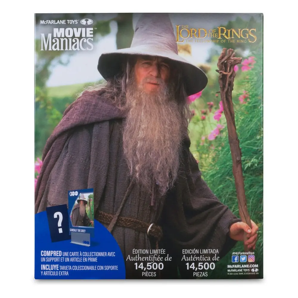 Lord of the Rings Movie Maniacs figurina de actiune Gandalf 18 cm poza produsului