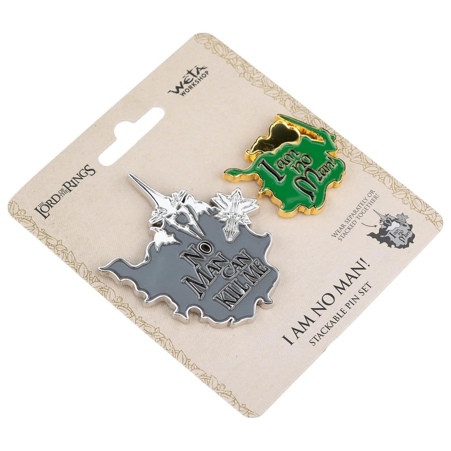 Lord of the Rings Collectors Pins 2-Pack No Man can Kill Me & I Am No Man! 7 cm poza produsului