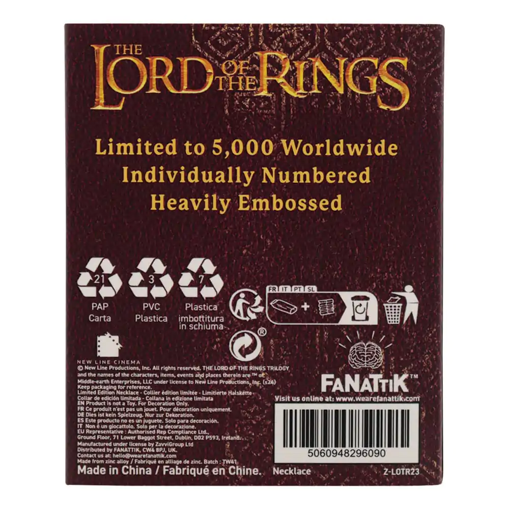 Lord of the Rings Colier cu Pandantiv Inel Unic poza produsului