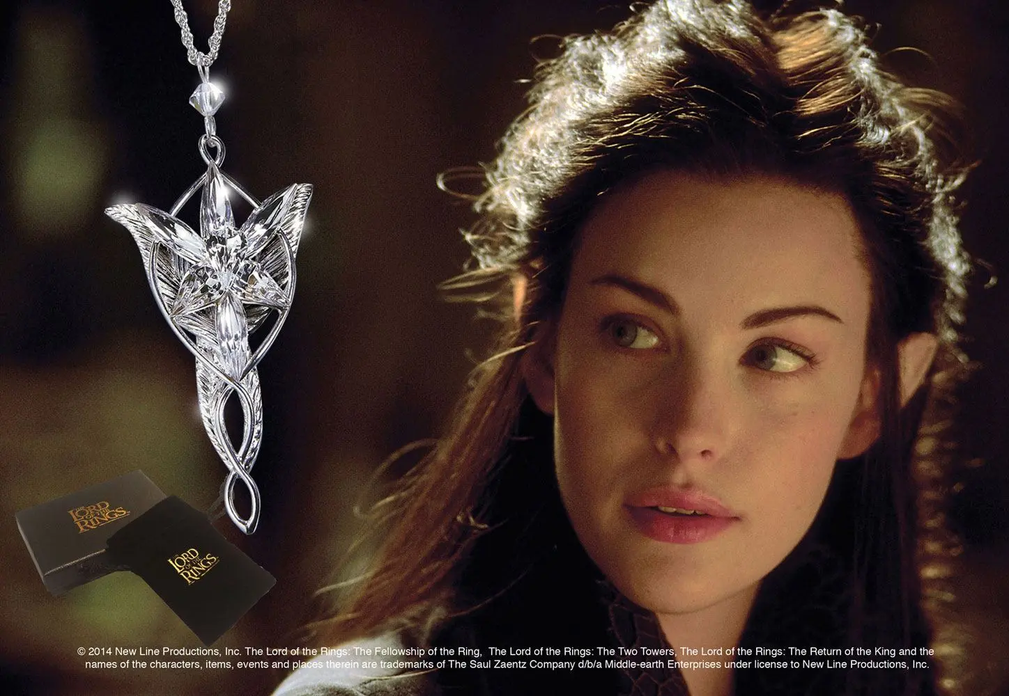 Pandantiv Lord of the Rings Arwen´s Evenstar (placat cu argint) poza produsului