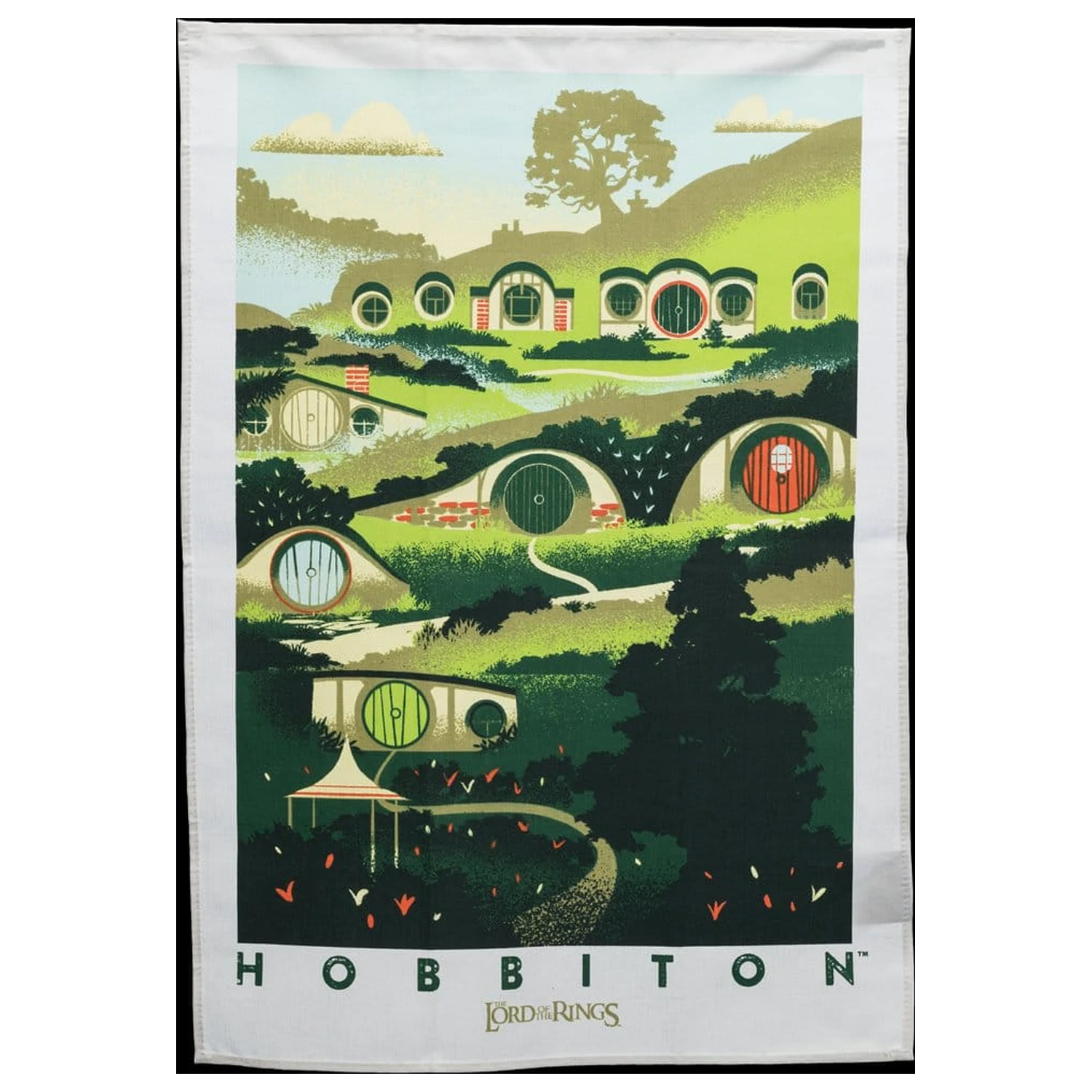 Lord of the Rings prosop de bucatarie set de 2 bucati Rivendell & Hobbiton 70 cm poza produsului