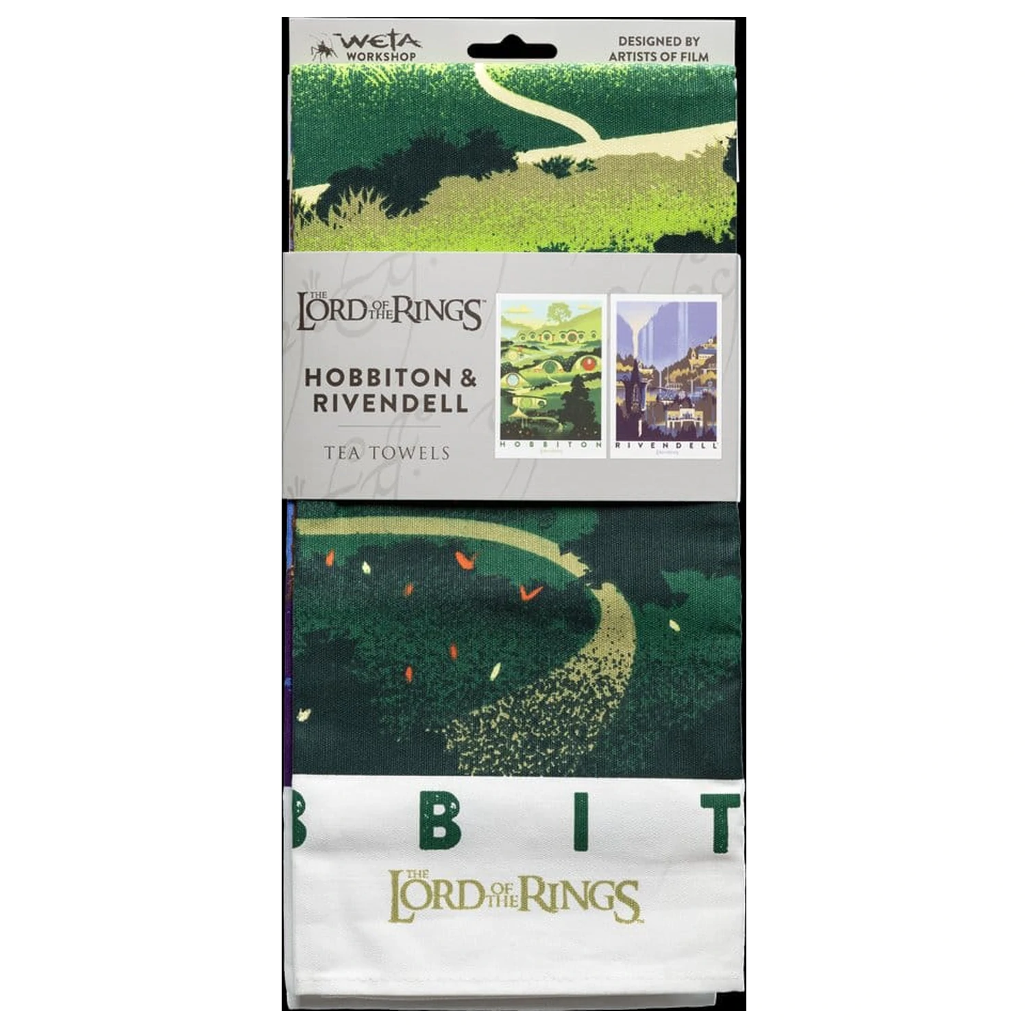 Lord of the Rings prosop de bucatarie set de 2 bucati Rivendell & Hobbiton 70 cm poza produsului