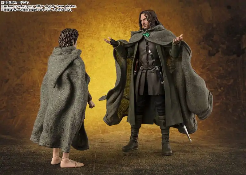 Lord of the Rings S.H. Figuarts figurine de acțiune Frodo Baggins & Gollum poza produsului