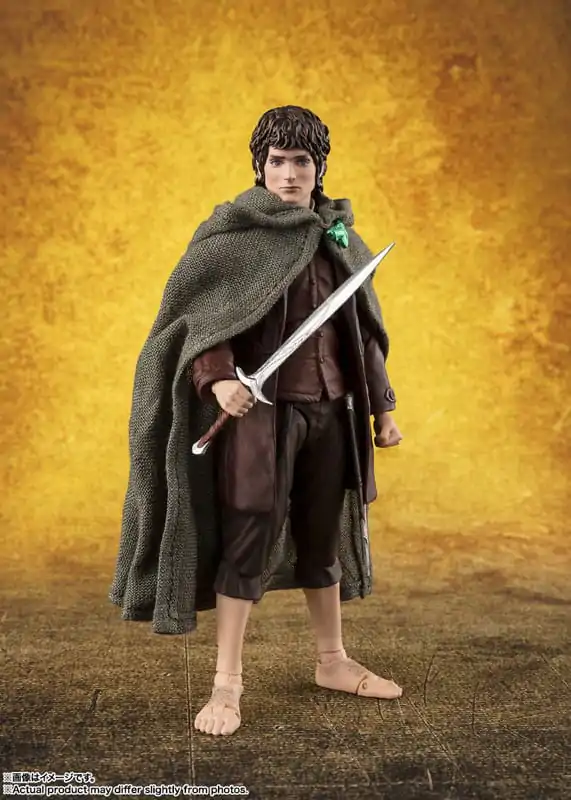 Lord of the Rings S.H. Figuarts figurine de acțiune Frodo Baggins & Gollum poza produsului