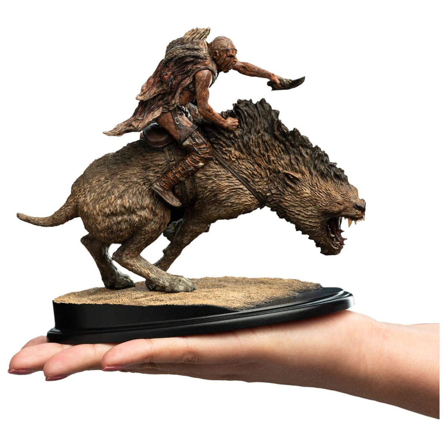 Lord of the Rings Mini Statuie Sharku on Warg 18 cm poza produsului