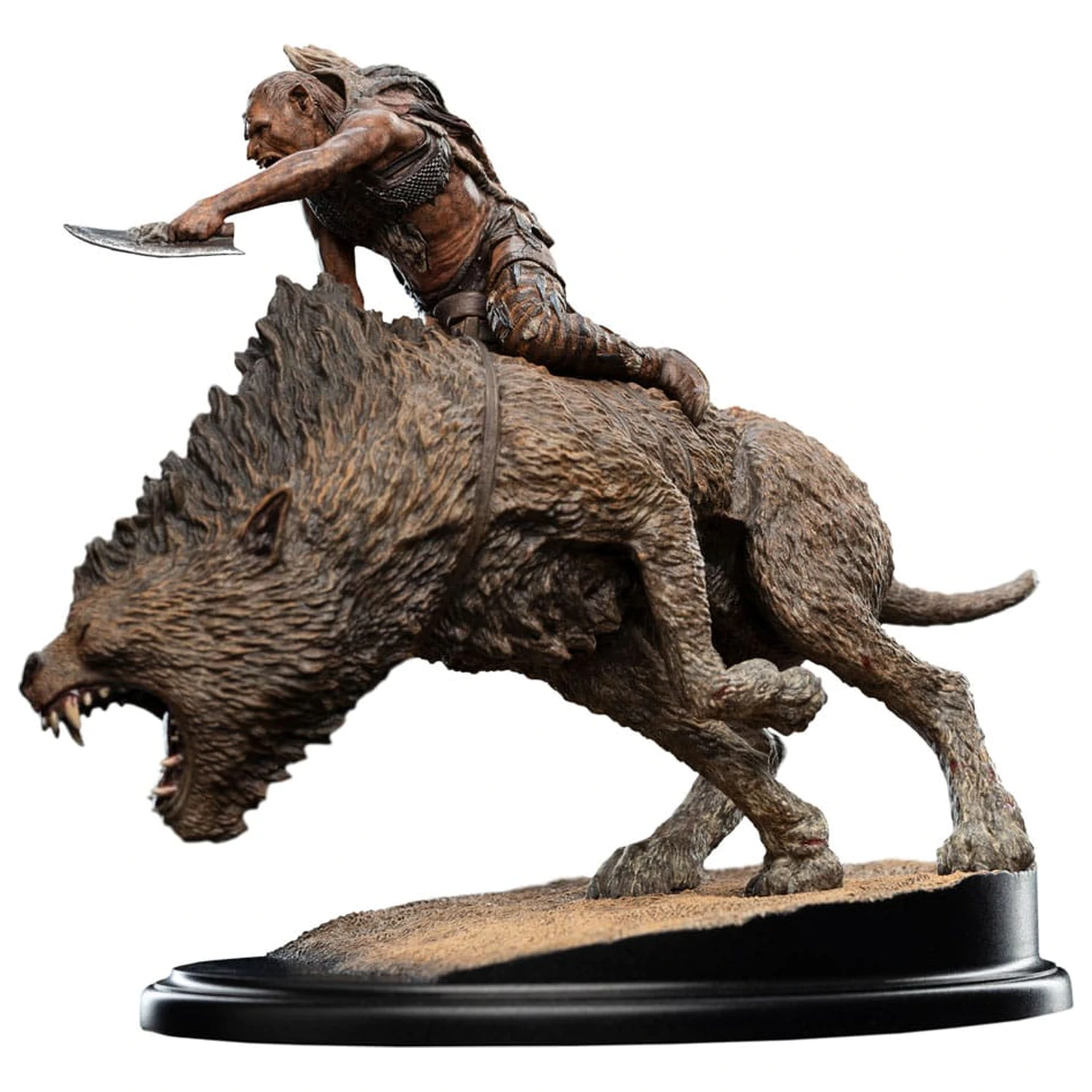 Lord of the Rings Mini Statuie Sharku on Warg 18 cm poza produsului