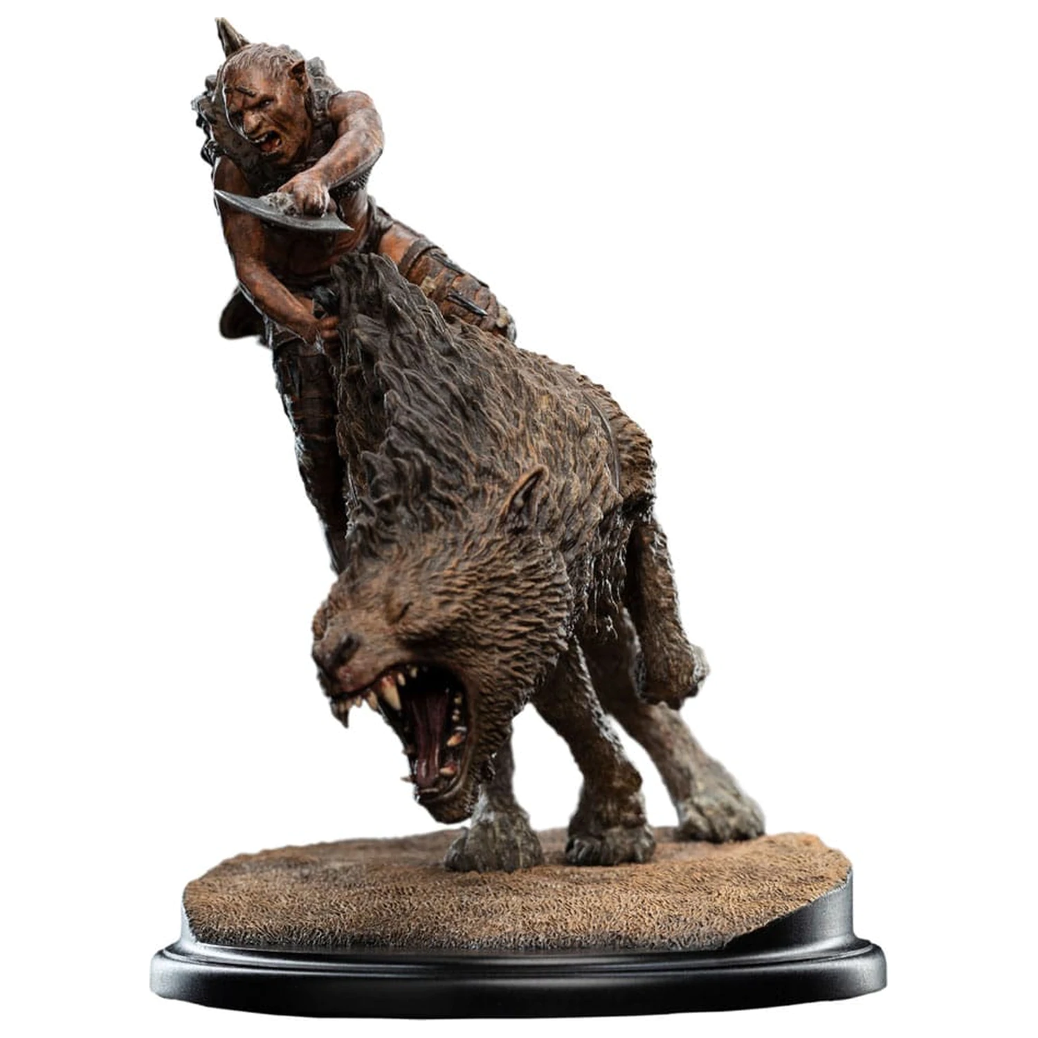 Lord of the Rings Mini Statuie Sharku on Warg 18 cm poza produsului
