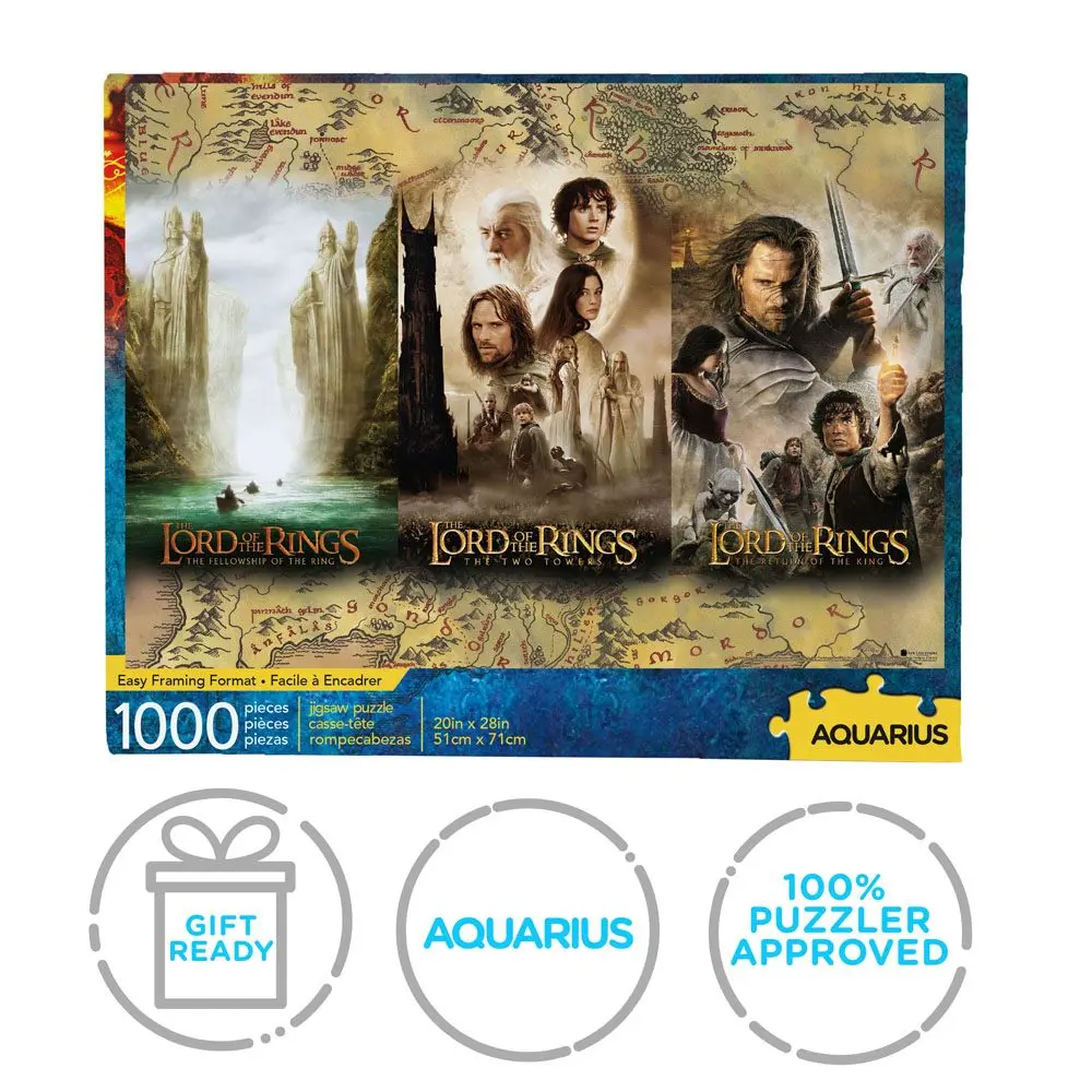 Lord of the Rings Puzzle tip triptic (1000 piese) poza produsului