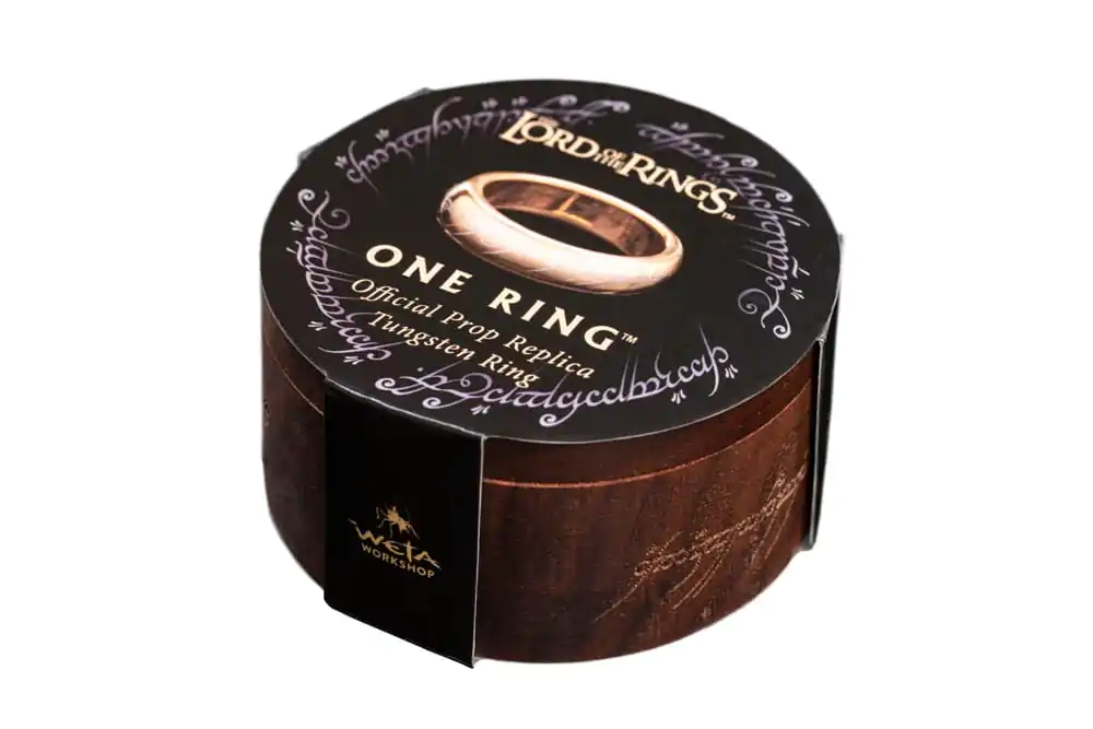 Inel din tungsten Lord of the Rings The One Ring (placat cu aur) poza produsului