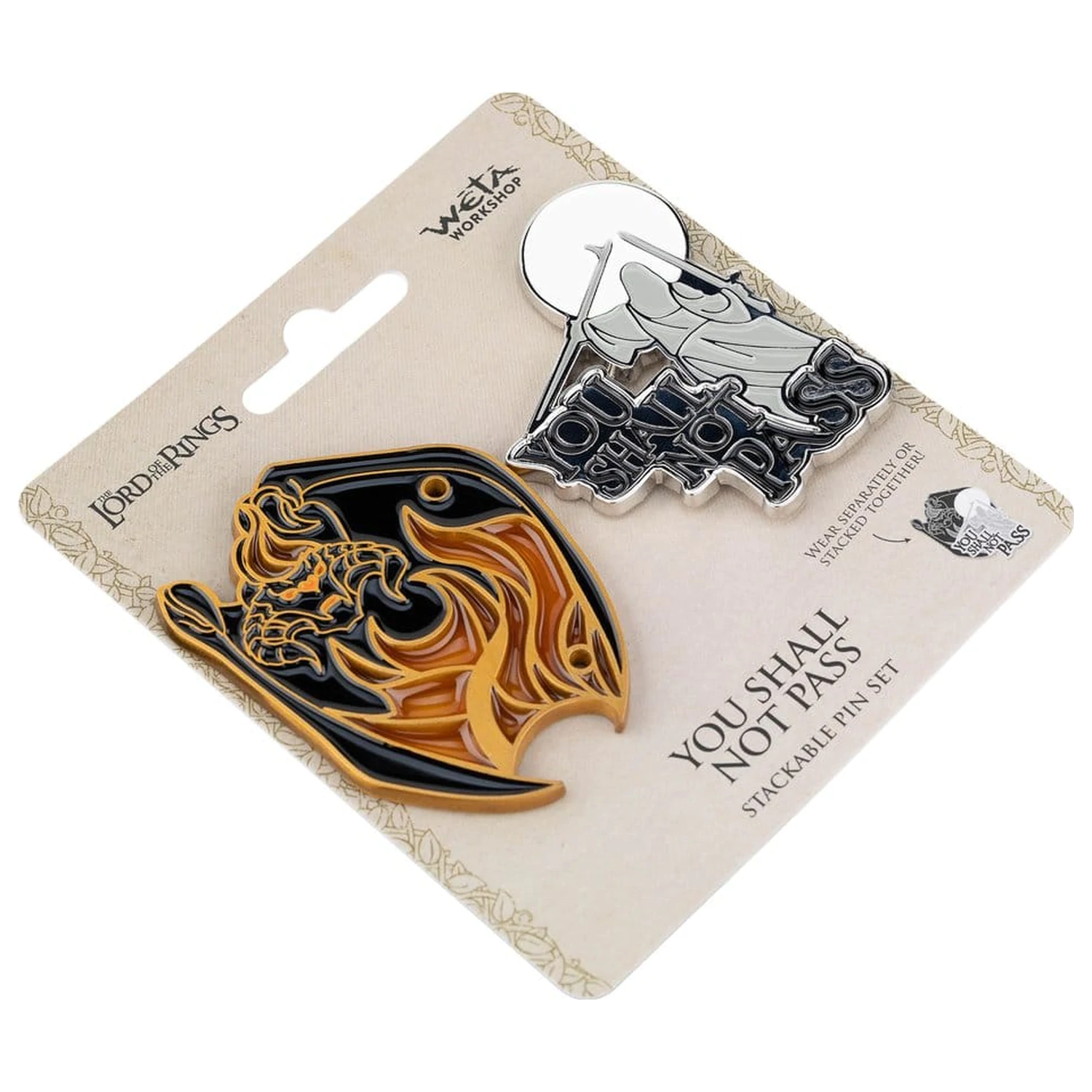 Lord of the Rings Pins de colectie set de 2 bucati You Shall Not Pass 8 cm poza produsului