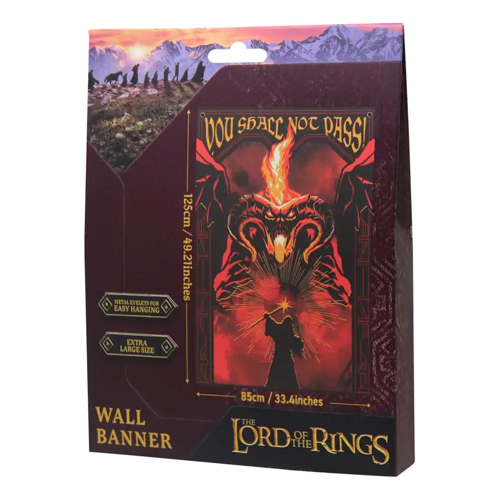 Lord of the Rings Banner de perete You shall not pass! 125 x 85 cm poza produsului