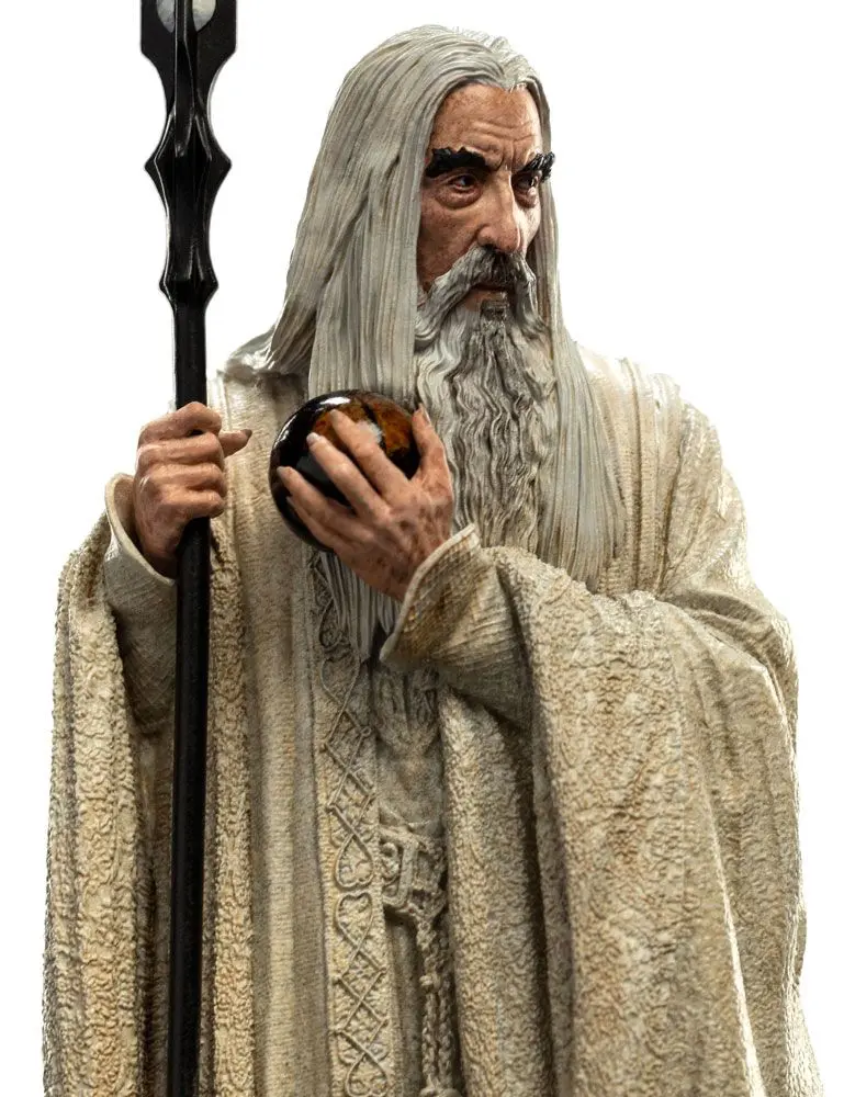 Lord of the Rings Statuie Saruman The White 19 cm poza produsului