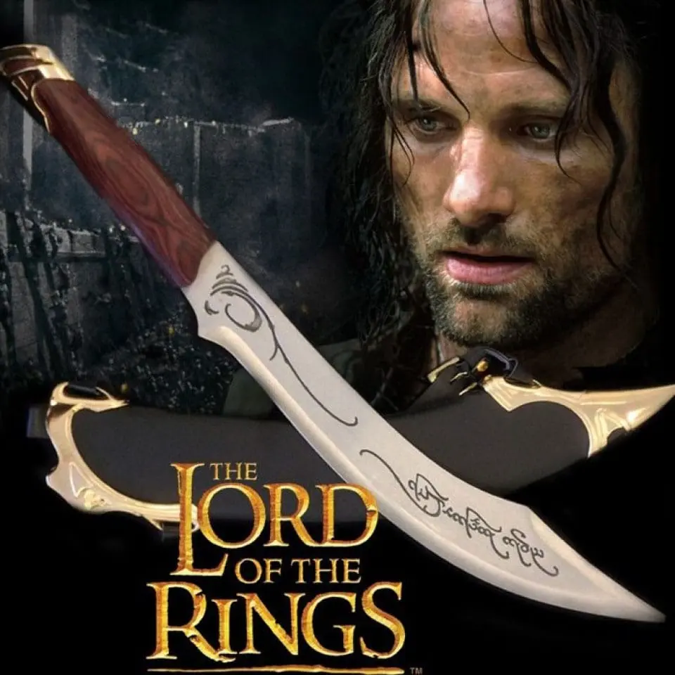 LOTR Replica 1/1 Cuțit Elfic al lui Aragorn 50 cm poza produsului