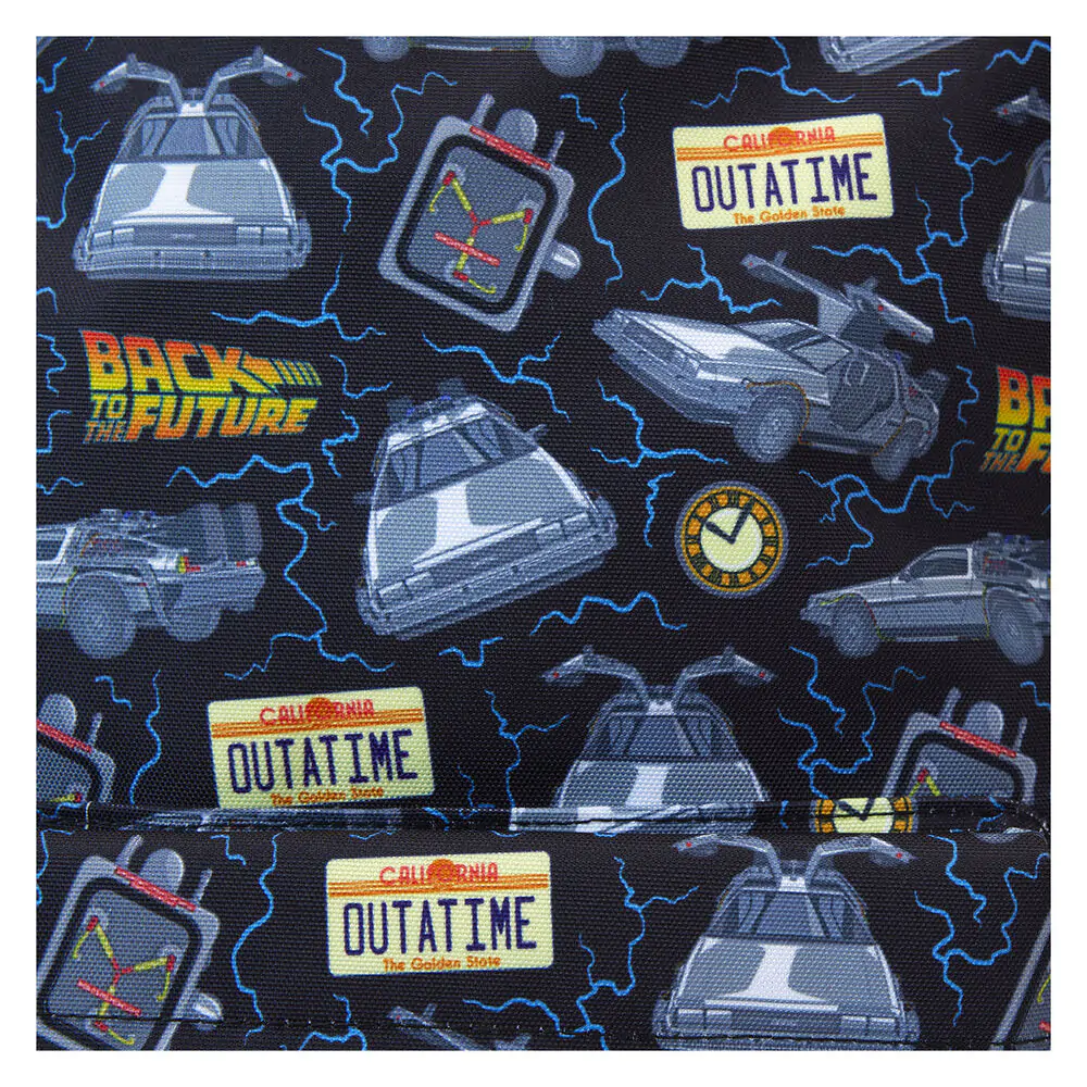 Rucsac Loungefly Back to the Future 40th Anniversary din nylon 44cm poza produsului