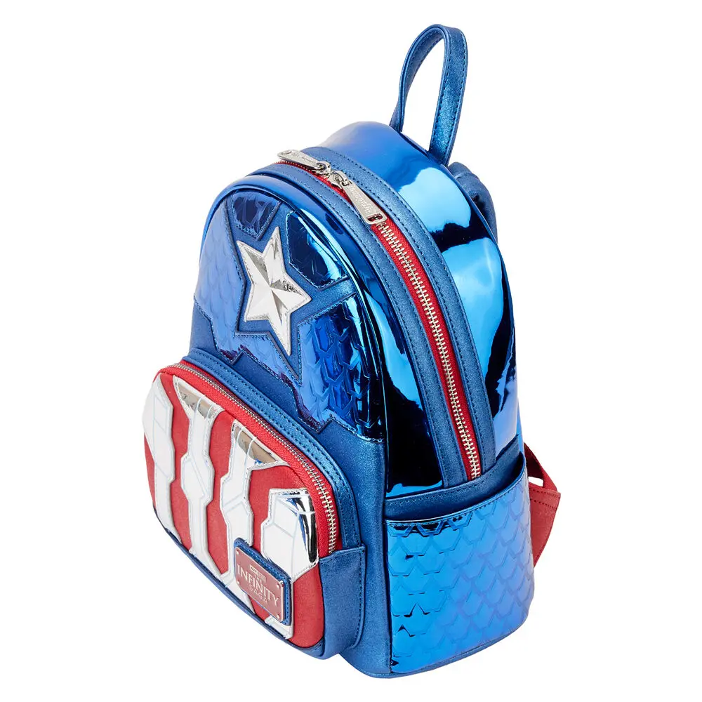 Loungefly Marvel rucsac metalic Căpitanul America 26cm poza produsului