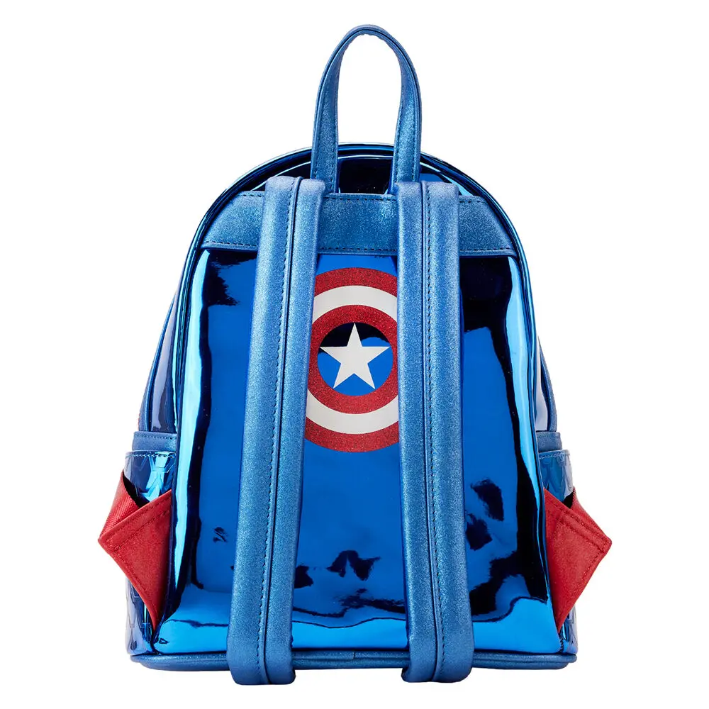 Loungefly Marvel rucsac metalic Căpitanul America 26cm poza produsului