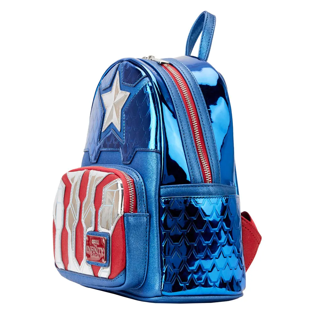 Loungefly Marvel rucsac metalic Căpitanul America 26cm poza produsului