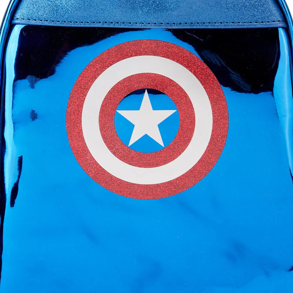 Loungefly Marvel rucsac metalic Căpitanul America 26cm poza produsului