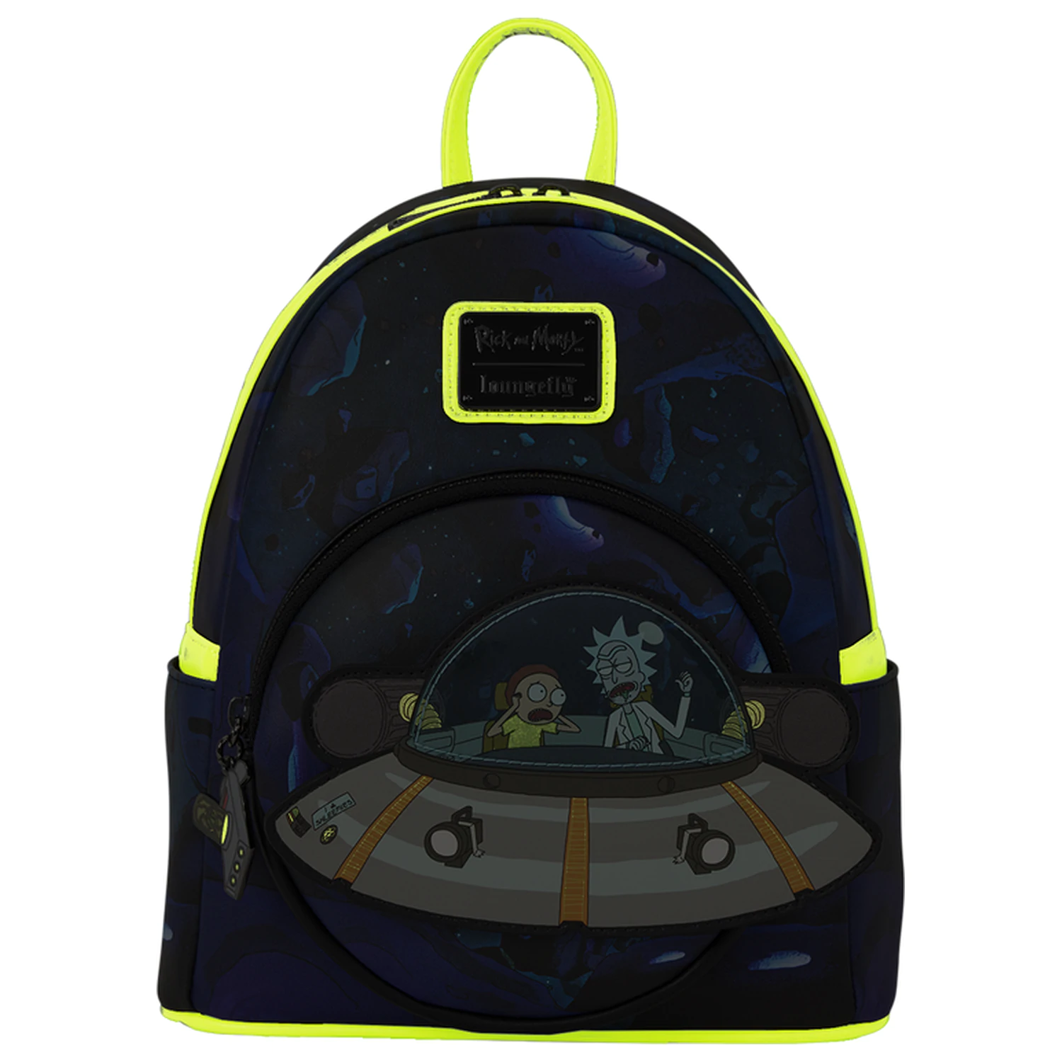 Loungefly Cartoon Network Rick and Morty Space Cruiser rucsac Loungefly 26cm poza produsului